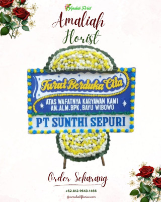 Papan Bunga Duka di Sario Tumpaan